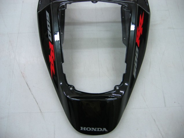 2005-2006 Honda CBR600RR Motorcycle Fairings - Glossy Black Grey Flame