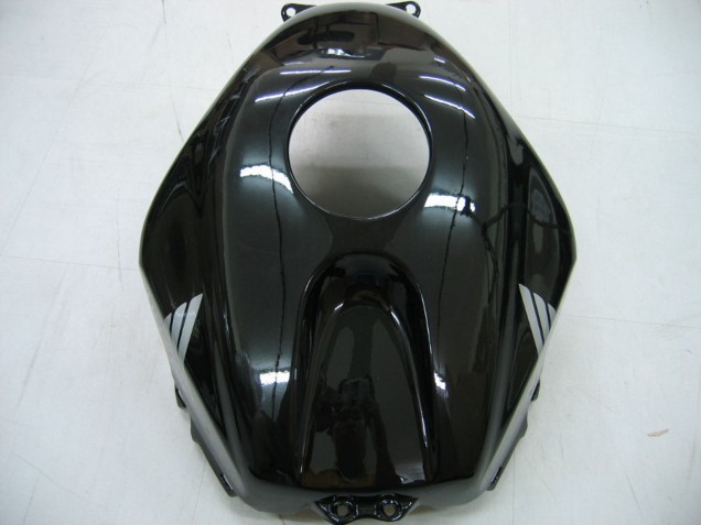 2005-2006 Honda CBR600RR Motorcycle Fairings - Glossy Black Grey Flame