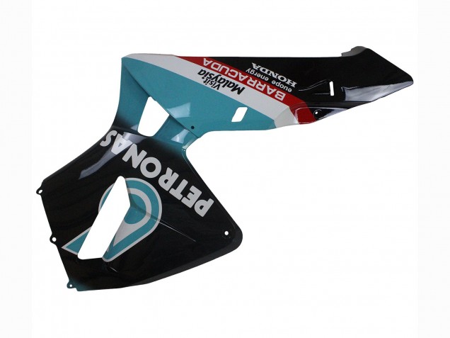 2005-2006 Honda CBR600RR Motorcycle Fairings - Light Blue Black 35