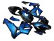 2005-2006 Honda CBR600RR Motorcycle Fairings - Blue Black