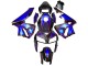2005-2006 Honda CBR600RR Motorcycle Fairings - Blue Black with Red Line