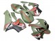 2005-2006 Honda CBR600RR Motorcycle Fairings - Green Red Shark