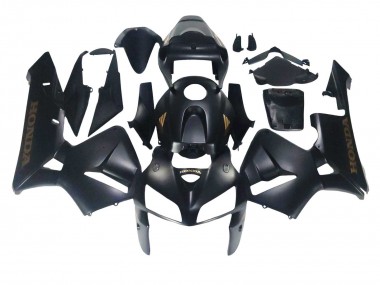 Custom 2005-2006 Honda CBR600RR Motorcycle Fairings - Matte Black