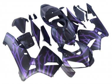 Custom 2005-2006 Honda CBR600RR Motorcycle Fairings - Matte Black Purple
