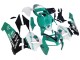 2005-2006 Honda CBR600RR Motorcycle Fairings - Light Green White Glossy Black Joe Rocket