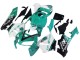 2005-2006 Honda CBR600RR Motorcycle Fairings - Light Green White Glossy Black Joe Rocket