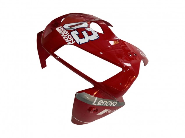 2005-2006 Honda CBR600RR Motorcycle Fairings - Red Black Valsir 03