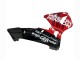 2005-2006 Honda CBR600RR Motorcycle Fairings - Red Black Valsir 03