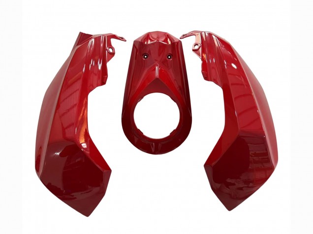 2005-2006 Honda CBR600RR Motorcycle Fairings - Red Black Valsir 03