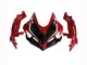2005-2006 Honda CBR600RR Motorcycle Fairings - Red Black Valsir 03