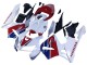2005-2006 Honda CBR600RR Motorcycle Fairing - White Red Blue HRC