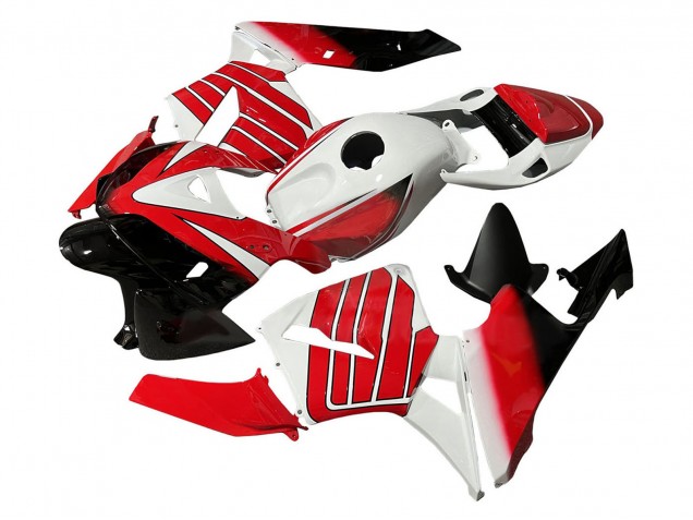 2005-2006 Honda CBR600RR Motorcycle Fairing - Red White Black