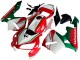 2005-2006 Honda CBR600RR Motorcycle Fairings - Red White Green