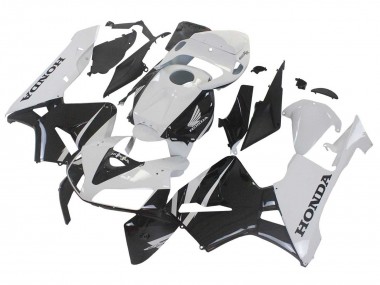 Custom 2005-2006 Honda CBR600RR Motorcycle Fairing - White Black