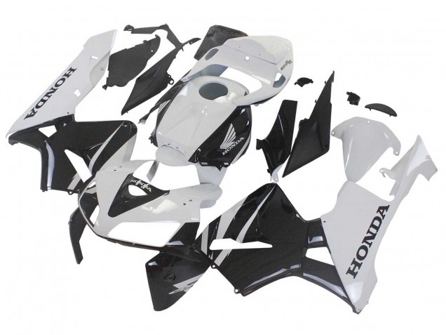2005-2006 Honda CBR600RR Motorcycle Fairing - White Black