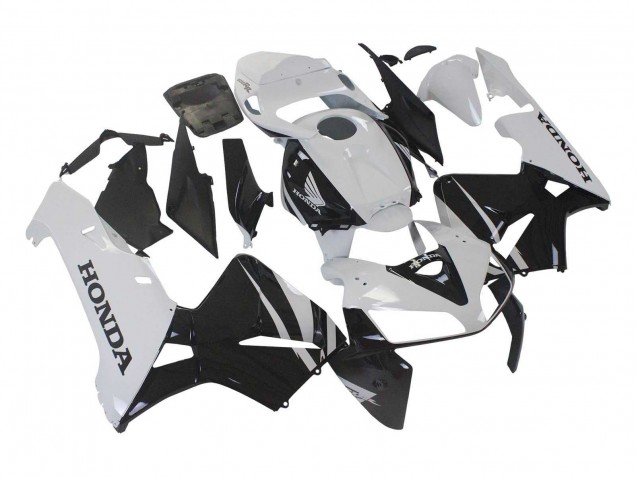 2005-2006 Honda CBR600RR Motorcycle Fairing - White Black