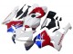 2005-2006 Honda CBR600RR Motorcycle Fairings - White Blue Red
