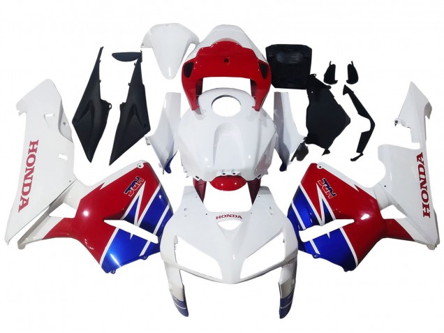 2005-2006 Honda CBR600RR Motorcycle Fairings - White Blue Red