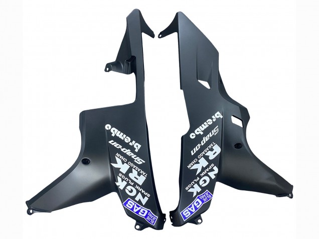 2007-2008 Honda CBR600RR Motorcycle Fairing - Matte Black White Repsol