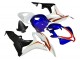2007-2008 Honda CBR600RR Motorcycle Fairings - White Blue Red Glossy Black