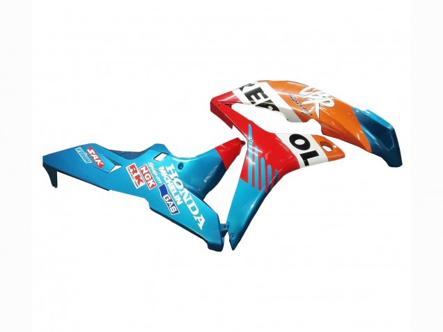 2007-2008 Honda CBR600RR Motorcycle Fairings - Orange White Red Blue Repsol