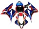 2007-2008 Honda CBR600RR Motorcycle Fairings - Blue Red Yellow Glossy Black