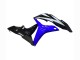 2007-2008 Honda CBR600RR Motorcycle Fairing - White Blue Glossy Black