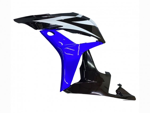 2007-2008 Honda CBR600RR Motorcycle Fairing - White Blue Glossy Black