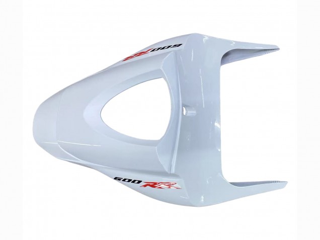 2007-2008 Honda CBR600RR Motorcycle Fairing - White Blue Glossy Black