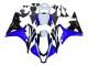 2007-2008 Honda CBR600RR Motorcycle Fairing - White Blue Glossy Black