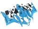 2007-2008 Honda CBR600RR Motorcycle Fairings - Light Blue Racing