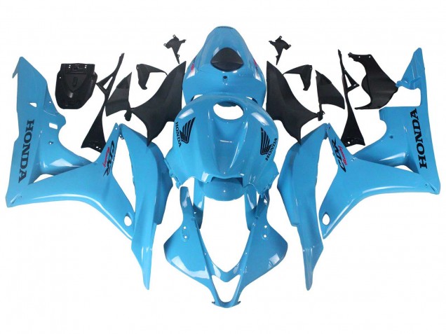 2007-2008 Honda CBR600RR Motorcycle Fairings - Light Blue Racing