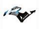 2007-2008 Honda CBR600RR Motorcycle Fairings - White Light Blue Glossy Black