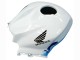 2007-2008 Honda CBR600RR Motorcycle Fairings - White Light Blue Glossy Black