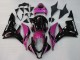 2007-2008 Honda CBR600RR Motorcycle Fairings - Pink Glossy Black Racing