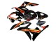 2007-2008 Honda CBR600RR Motorcycle Fairings - Red Gold Glossy Black