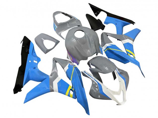 2007-2008 Honda CBR600RR Motorcycle Fairings - Nardo Grey Blue White Glossy Black