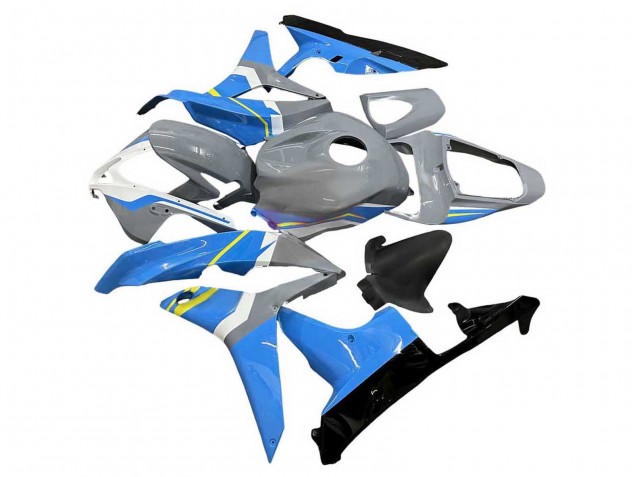 2007-2008 Honda CBR600RR Motorcycle Fairings - Nardo Grey Blue White Glossy Black