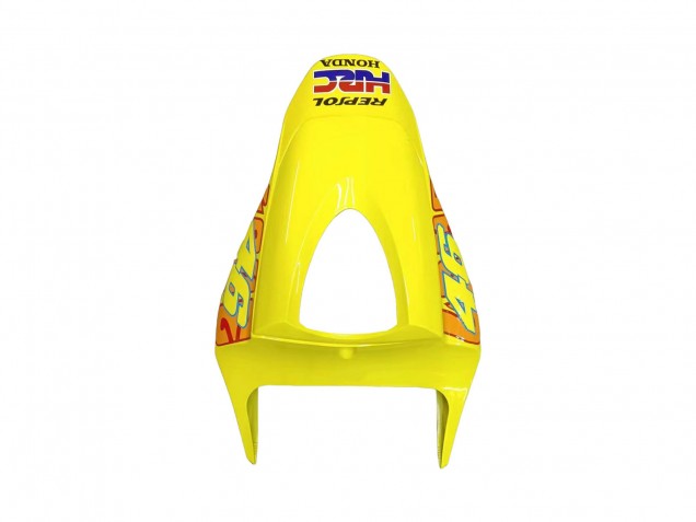 2007-2008 Honda CBR600RR Motorcycle Fairings - Yellow Orange Glossy Black Rossi Repsol