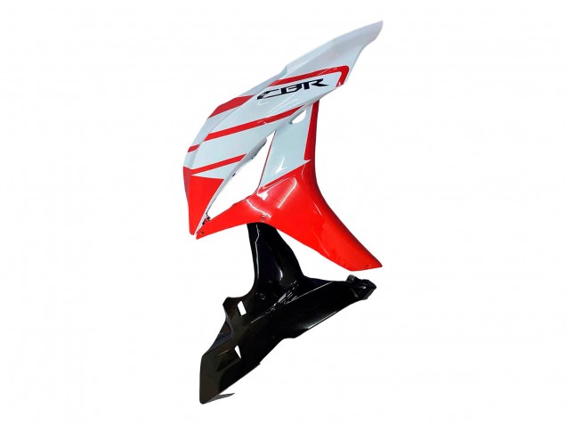 2007-2008 Honda CBR600RR Motorcycle Fairing - White Red Glossy Black