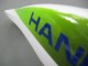 2007-2008 Honda CBR600RR Motorcycle Fairings - White Green Yellow Glossy Black Hannspree