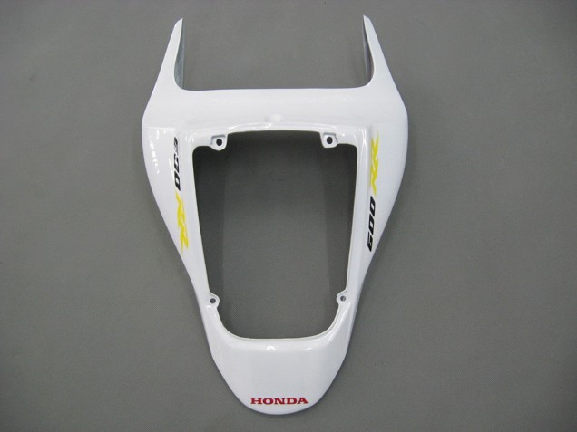 2007-2008 Honda CBR600RR Motorcycle Fairings - White Green Yellow Glossy Black Hannspree