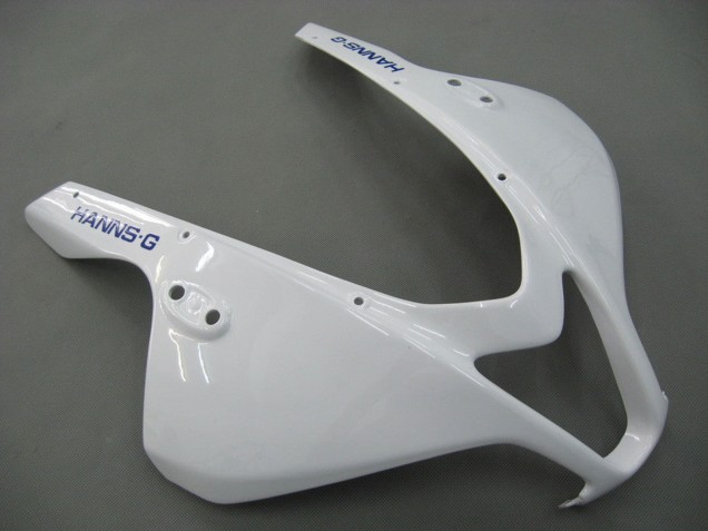 2007-2008 Honda CBR600RR Motorcycle Fairings - White Green Yellow Glossy Black Hannspree