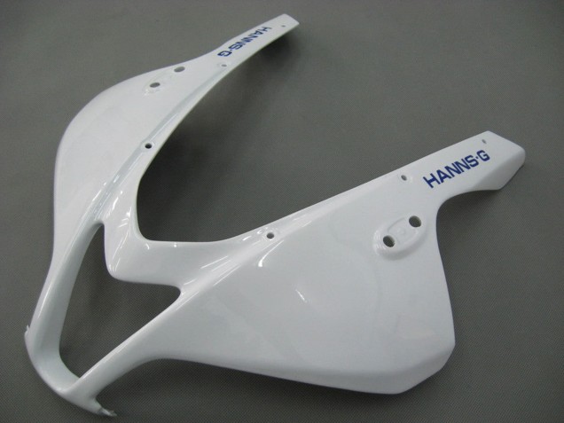 2007-2008 Honda CBR600RR Motorcycle Fairings - White Green Yellow Glossy Black Hannspree