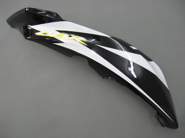 2007-2008 Honda CBR600RR Motorcycle Fairings - White Green Yellow Glossy Black Hannspree