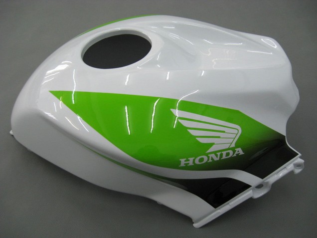 2007-2008 Honda CBR600RR Motorcycle Fairings - White Green Yellow Glossy Black Hannspree