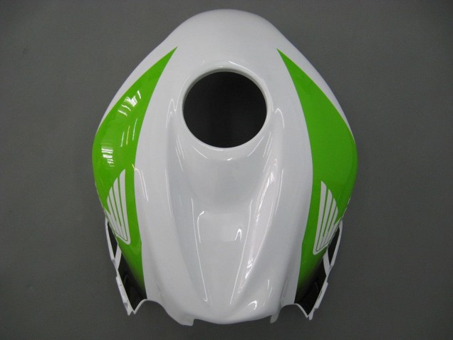 2007-2008 Honda CBR600RR Motorcycle Fairings - White Green Yellow Glossy Black Hannspree