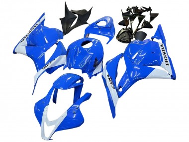 Custom 2009-2012 Honda CBR600RR Motorcycle Fairings - Blue White