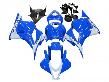 Custom 2009-2012 Honda CBR600RR Motorcycle Fairings - Blue White