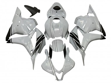 Custom 2009-2012 Honda CBR600RR Motorcycle Fairings - Glossy Grey Black